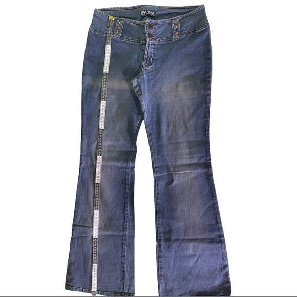 Vintage Gasoline Bell Bottom Jeans size 9 - Picture 2 of 7